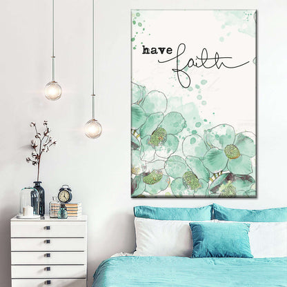 Dream And Faith Canvas Wall Art - Christian Wall Decor Art - Religious Wall Decor