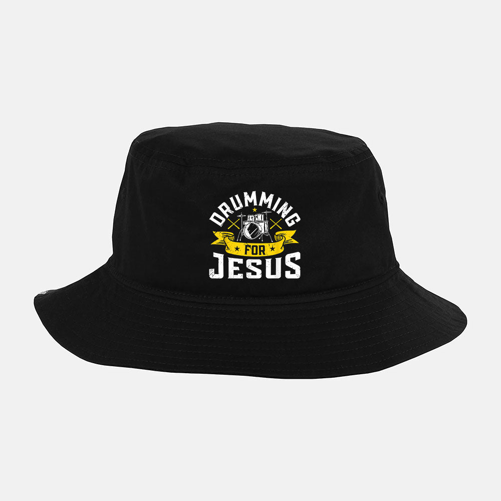 Drumming For Jesus Bucket Hat