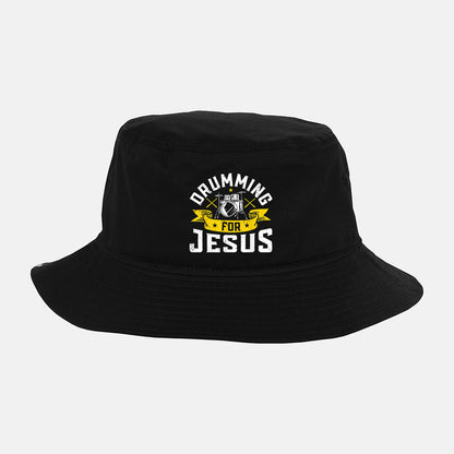 Drumming For Jesus Bucket Hat