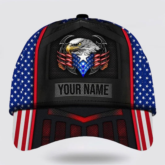 Eagle America Patriotic Baseball Cap - Christian Hats for Men and Women