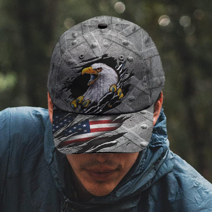 Eagle American Flag Baseball Cap - Christian Hats for Men and Women