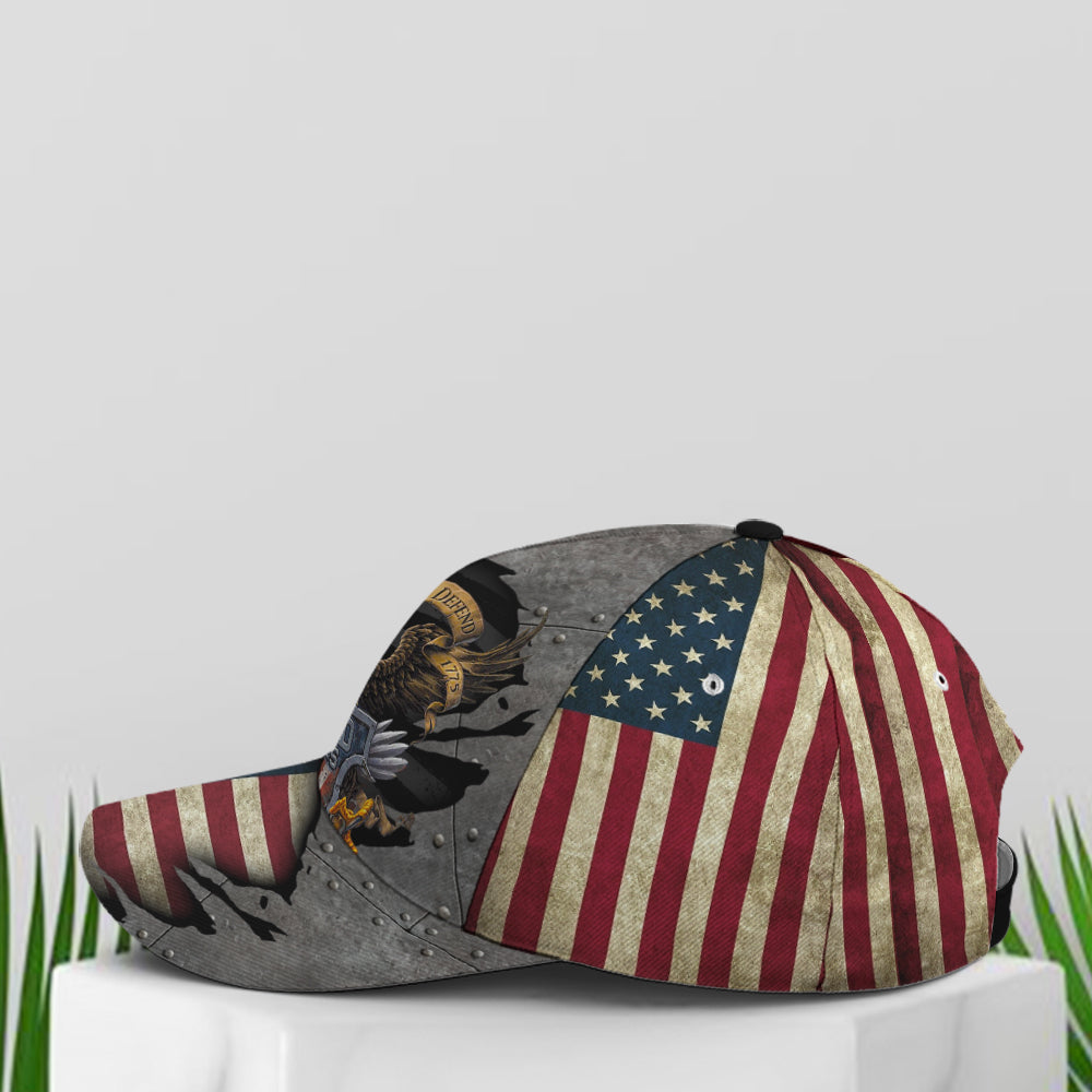 Eagle Armed Force US Flag Baseball Cap