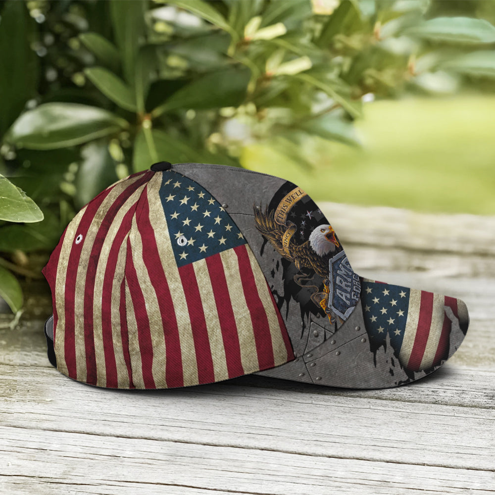 Eagle Armed Force US Flag Baseball Cap