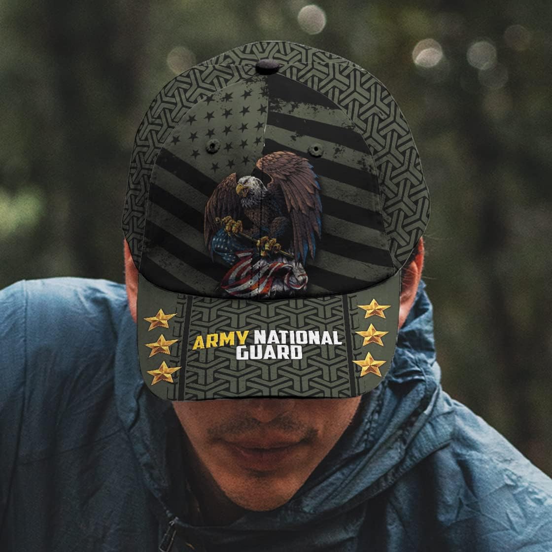 Eagle Army National Guard Baseball Cap - Christian Hats for Men and Women
