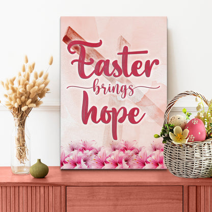 Easter Brings Hope Canvas Wall Art - Easter Canvas Pictures - Religious Wall Decor