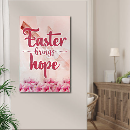 Easter Brings Hope Canvas Wall Art - Easter Canvas Pictures - Religious Wall Decor