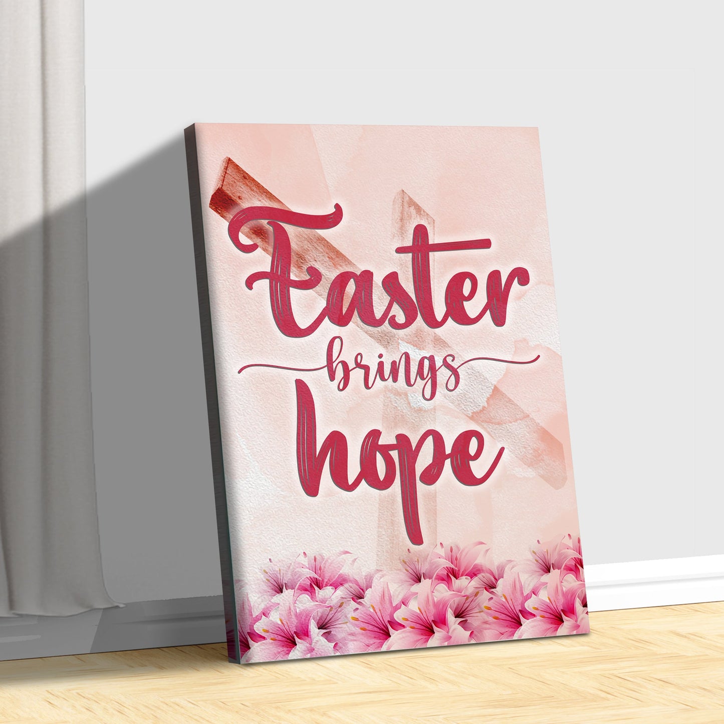Easter Brings Hope Canvas Wall Art - Easter Canvas Pictures - Religious Wall Decor