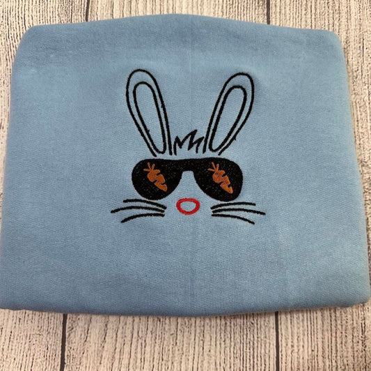 Easter Bunny Women's Embroidered Sweatshirts
