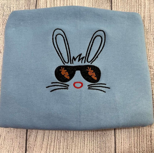 Easter Bunny Women's Embroidered Sweatshirts