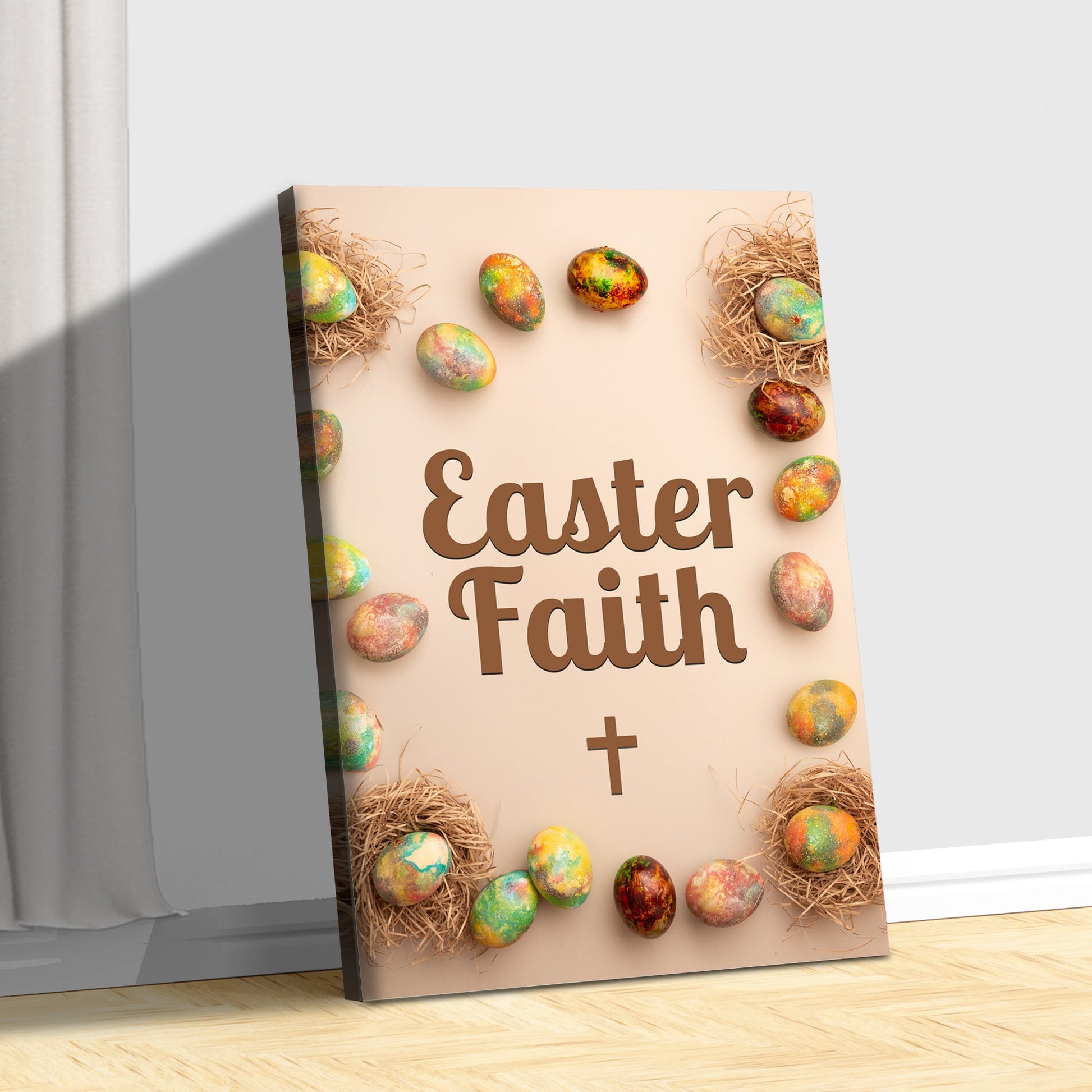 Easter Faith Canvas Wall Art - Easter Canvas Pictures - Religious Wall Decor