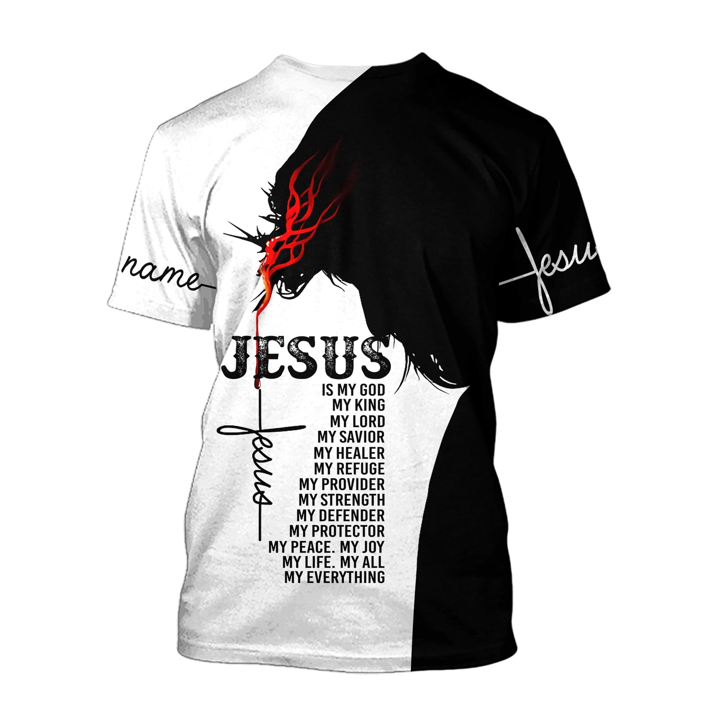 Easter Jesus Jesus Customized Shirts - Christian 3d Shirts For Men Women - Custom Name T-Shirt