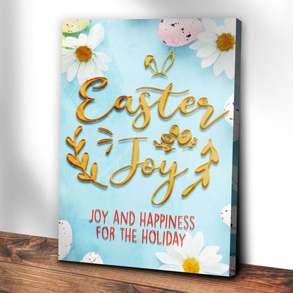 Easter Joy Canvas Wall Art - Easter Canvas Pictures - Religious Wall Decor