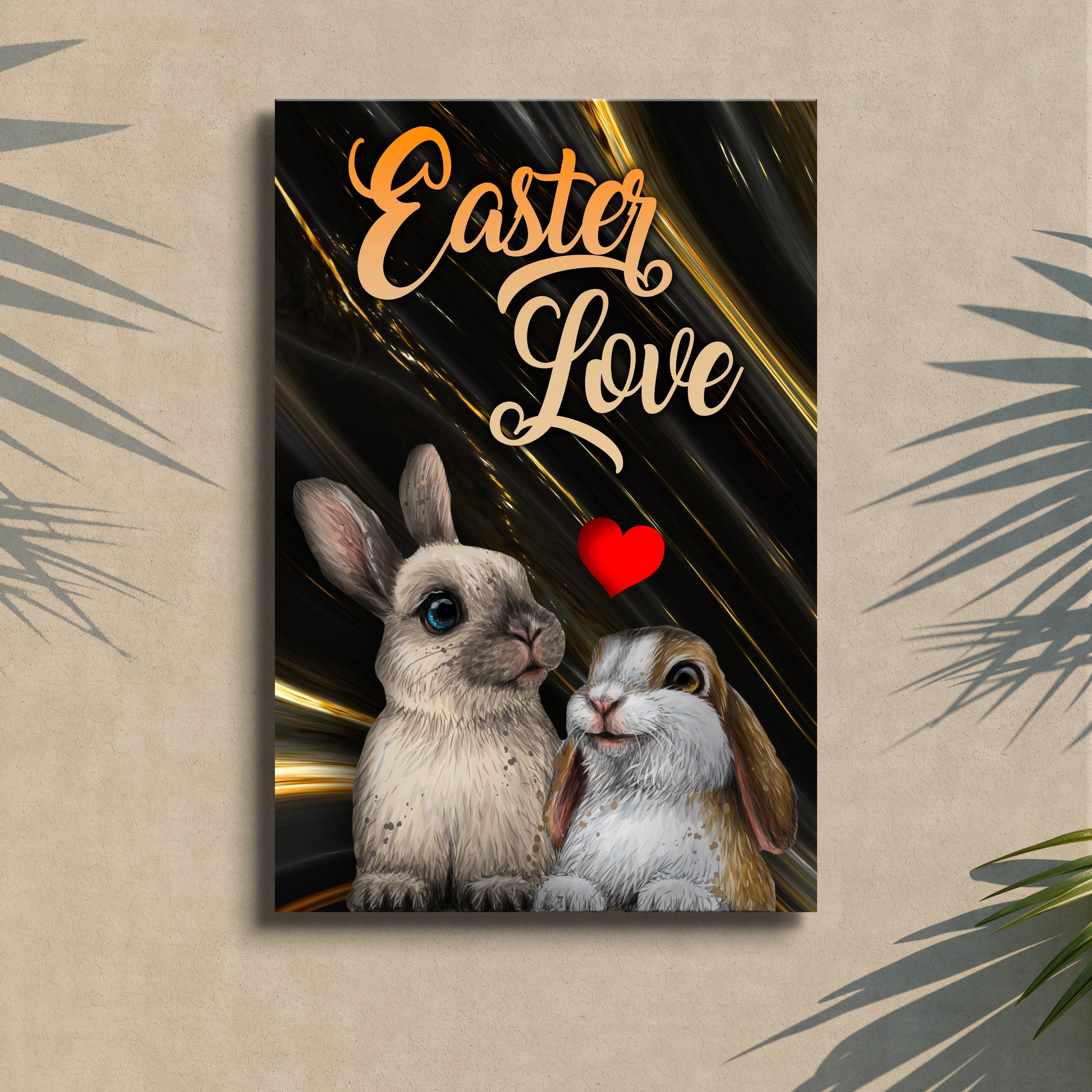 Easter Love Canvas Wall Art - Easter Canvas Pictures - Religious Wall Decor