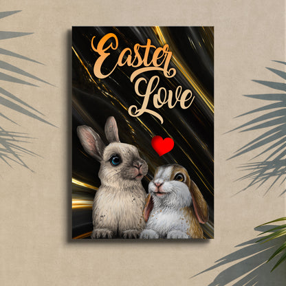 Easter Love Canvas Wall Art - Easter Canvas Pictures - Religious Wall Decor