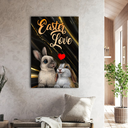 Easter Love Canvas Wall Art - Easter Canvas Pictures - Religious Wall Decor