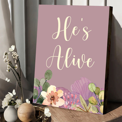 Easter Wall Art Spring Decoration - Jesus Christ Canvas - Christian Wall Art - Religious Canvas Art