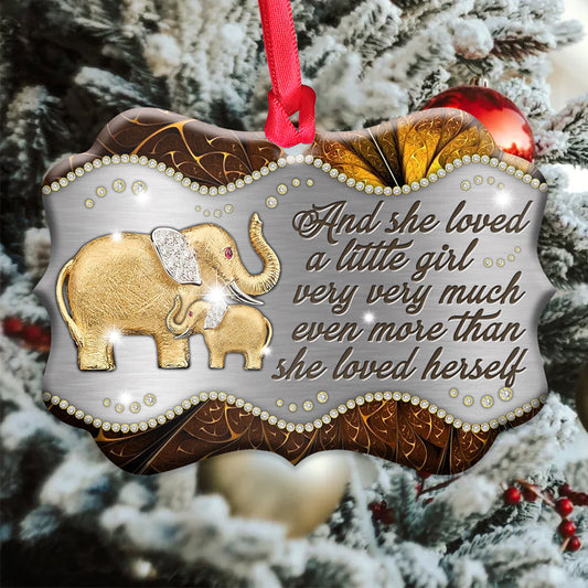 Elephant Gold Jewelry Style Metal Ornament - Christmas Ornament - Christmas Gift