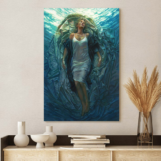Emerge Painting  Canvas Wall Art - Jesus Canvas Pictures - Christian Wall Art
