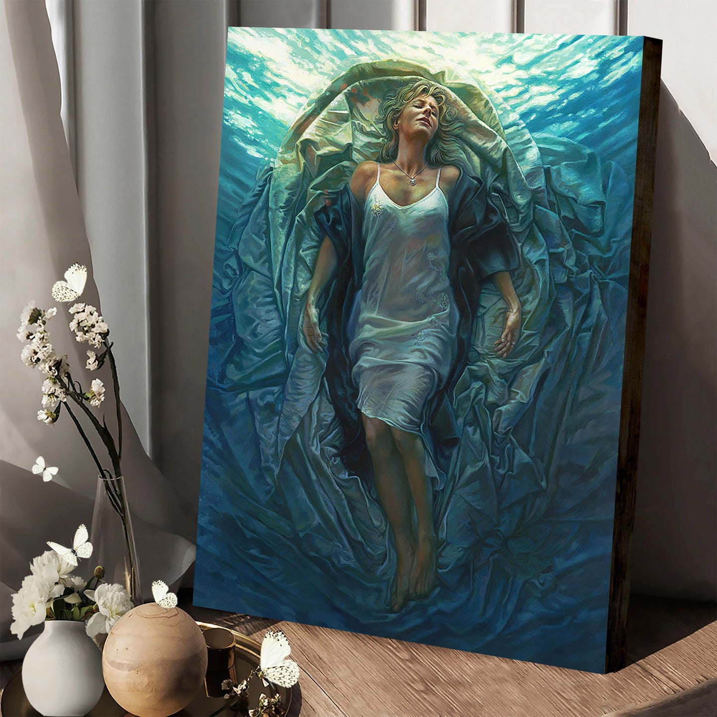 Emerge Painting  Canvas Wall Art - Jesus Canvas Pictures - Christian Wall Art