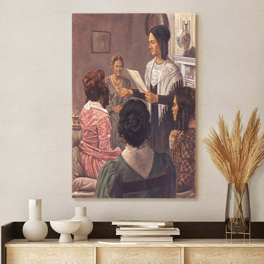 Emma Smith Elect Lady Canvas Pictures - Jesus Canvas Art - Christian Wall Art