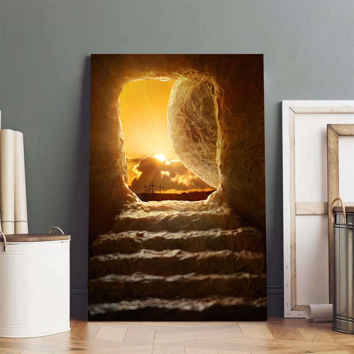 Empty Tomb Easter Canvas Wall Art - Easter Canvas Pictures - Christian Canvas Wall Decor