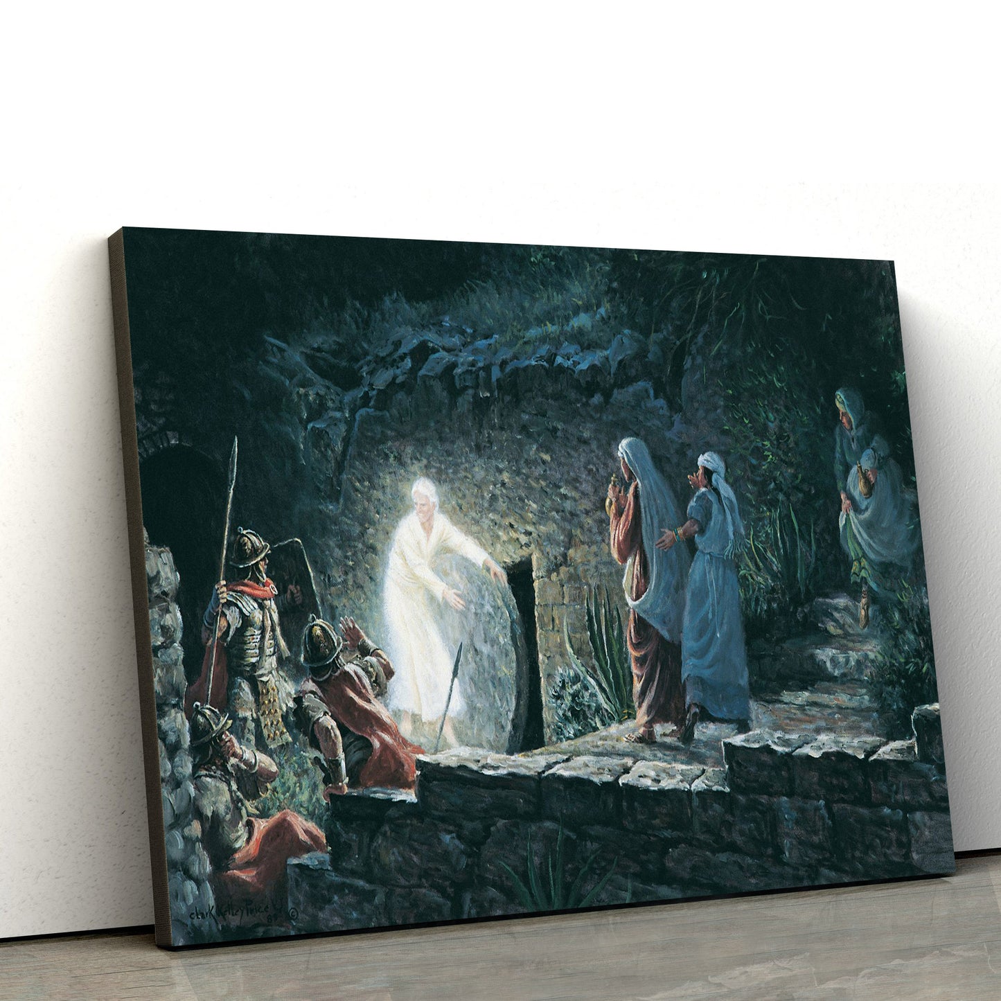 Empty Tomb Painting Canvas Wall Art - Easter Wall Art - Christian Canvas Wall Art