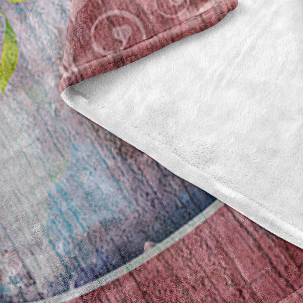 Enjoy The Little Things Christian Fleece Blanket - Christian Blanket - Bible Verse Blanket