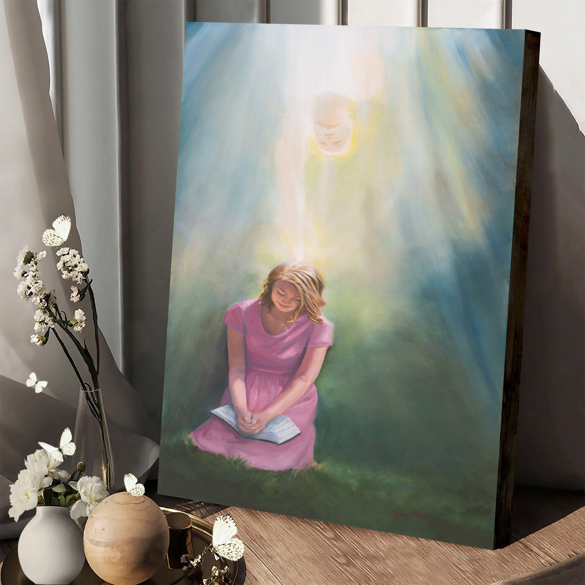 Enlightenment Canvas Picture - Jesus Canvas Wall Art - Christian Wall Art