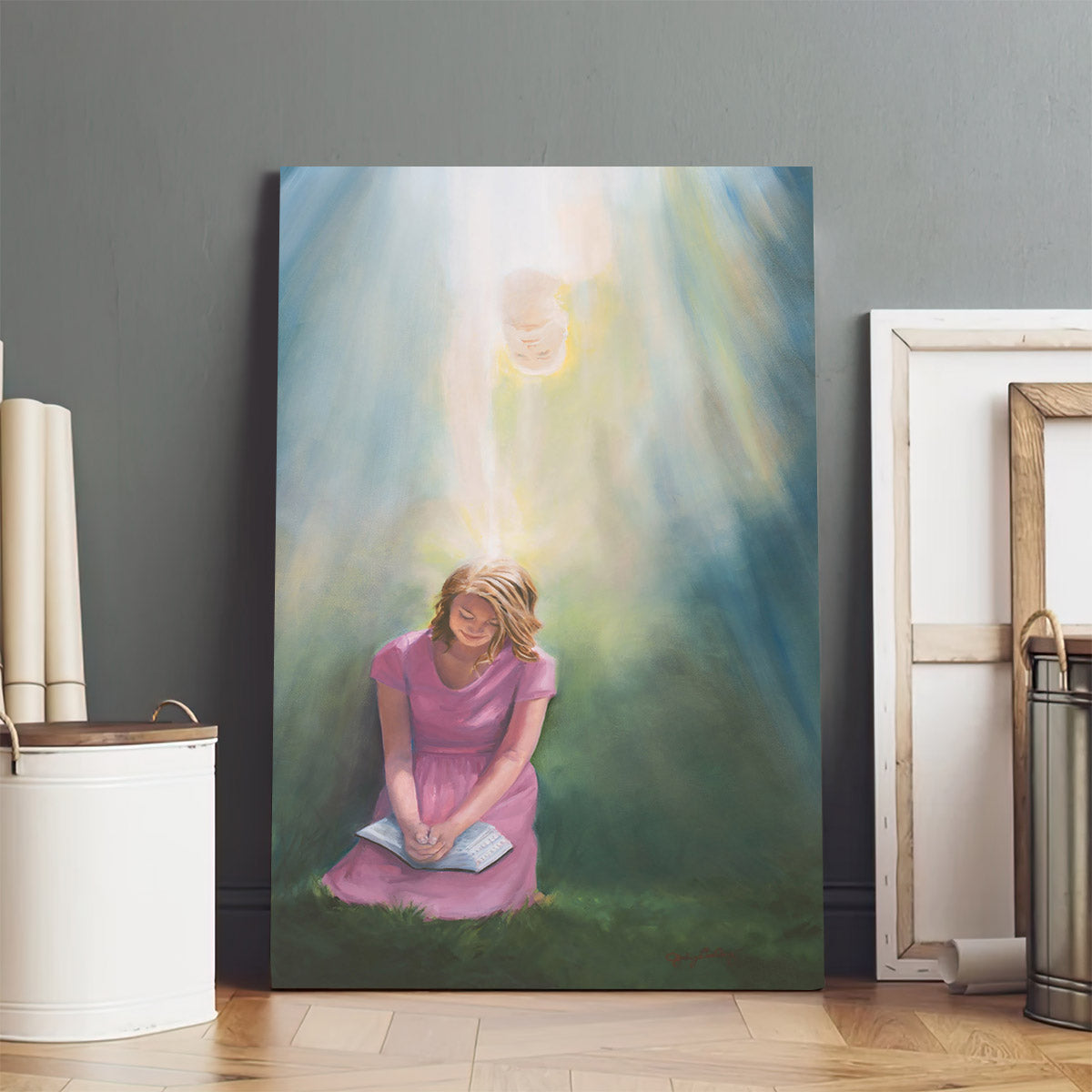 Enlightenment Canvas Picture - Jesus Canvas Wall Art - Christian Wall Art