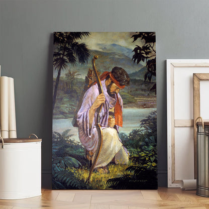 Enos Praying Canvas Pictures - Jesus Christ Canvas Art - Christian Wall Art