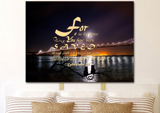 Ephesians 28 Canvas Wall Art Print - Christian Canvas Wall Art