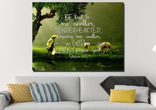 Ephesians 432 Wall Art Canvas Print - Christian Canvas Wall Art