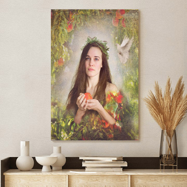 Eve Canvas Pictures - Jesus Canvas Art - Christian Wall Art