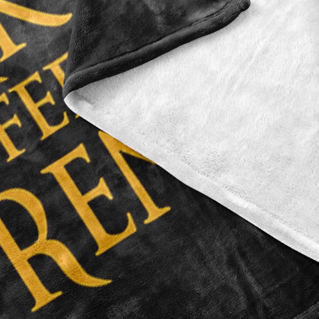 Even In Darkness I Feel His Strength Fleece Blanket - Christian Blanket - Bible Verse Blanket