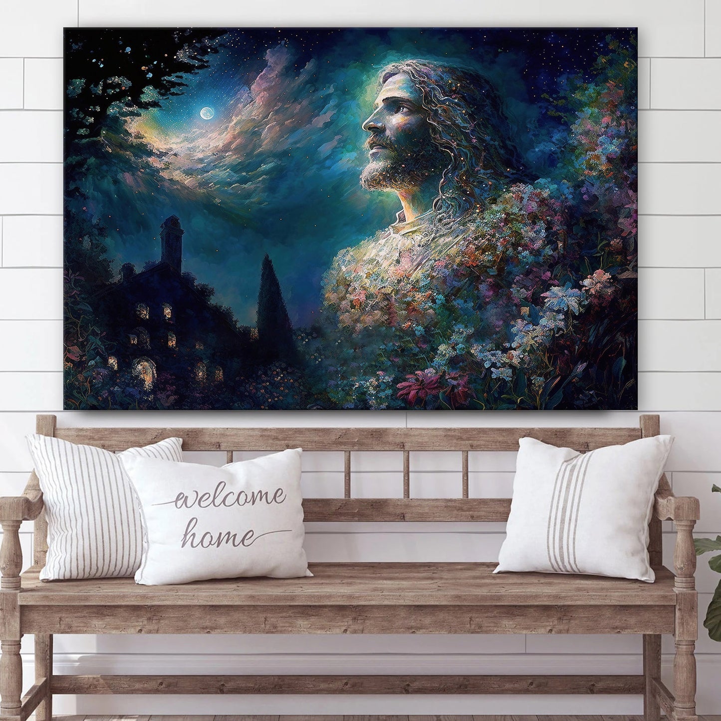 Ever Present Christian Art - Canvas Pictures - Jesus Canvas Art - Christian Wall Art