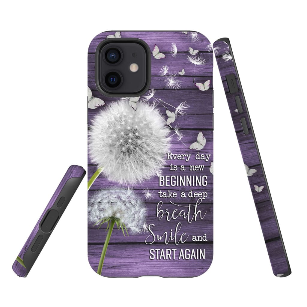 Every Day Is A New Beginning Take A Deep Breath Phone Case - Bible Verse Phone Cases Samsung