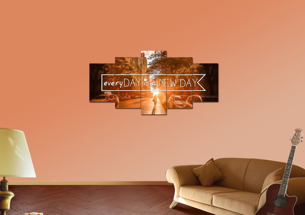 Everyday Is A New Day Canvas Wall Art Print - Christian Canvas Wall Art