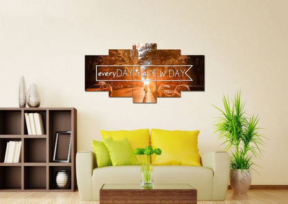 Everyday Is A New Day Canvas Wall Art Print - Christian Canvas Wall Art