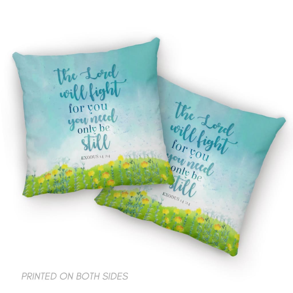Exodus 1414 The Lord Will Fight For You Pillow