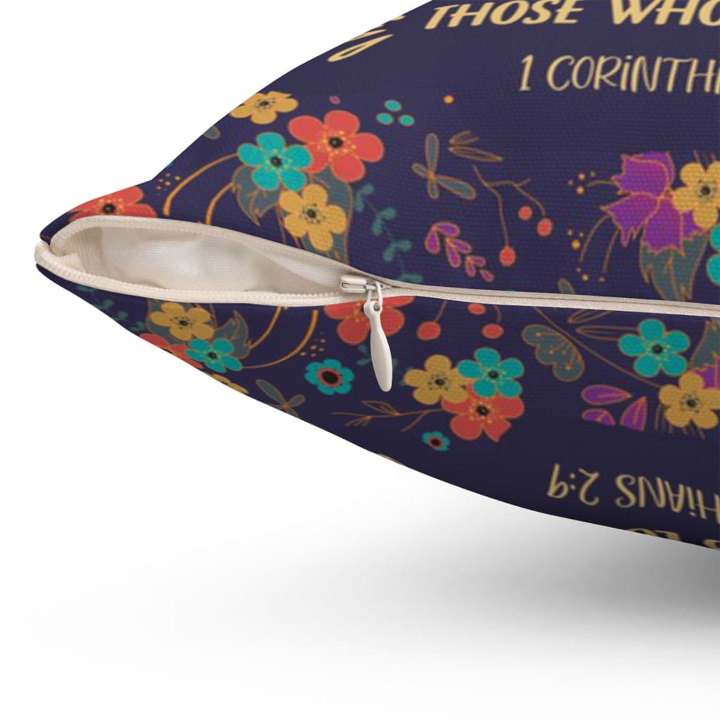 Eye Has Not Seen Nor Ear Heard 1 Corinthians 29 Nkjv Bible Verse Throw Pillow