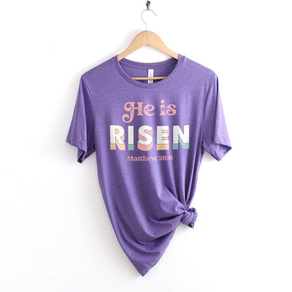 Easter Matthew 28:6 Tee Shirts For Women - Christian Shirts for Women - Religious Tee Shirts