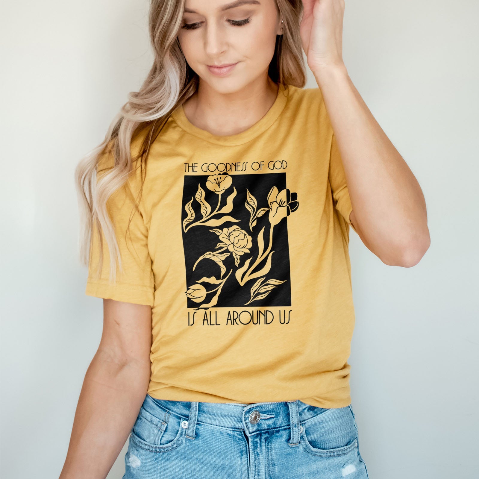 The Goodness Of God Tee Shirts For Women - Christian Shirts for Women - Religious Tee Shirts