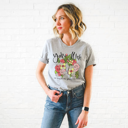 Yah Weh Our Very Breath Speaks His Name Tee Shirts For Women - Christian Shirts for Women - Religious Tee Shirts