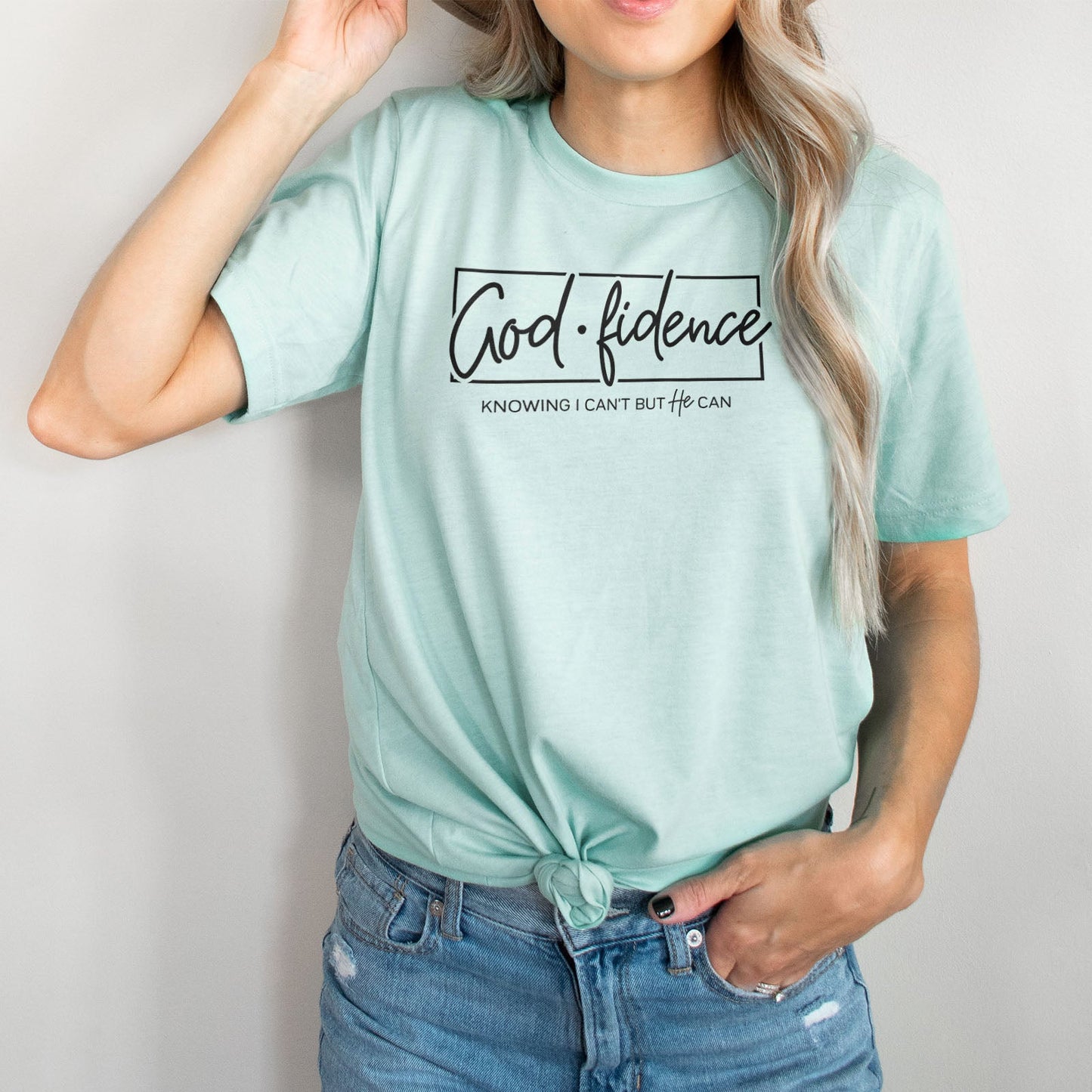 Godfidence Tee Shirts For Women - Christian Shirts for Women - Religious Tee Shirts