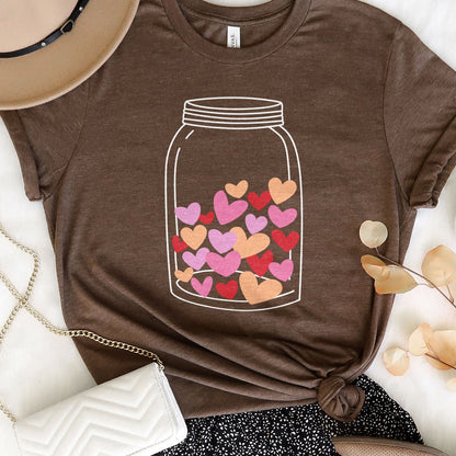 Jar of Hearts Tee Shirts For Women - Christian Shirts for Women - Religious Tee Shirts