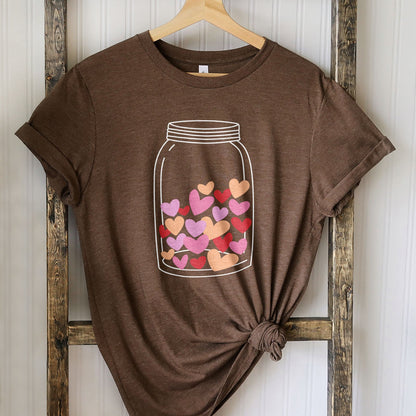 Jar of Hearts Tee Shirts For Women - Christian Shirts for Women - Religious Tee Shirts