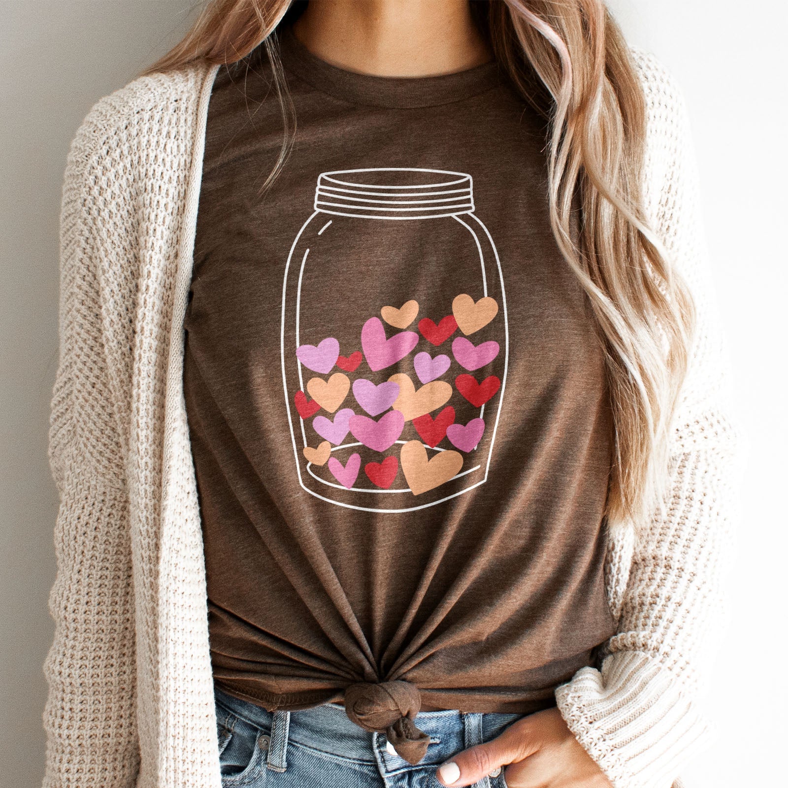 Jar of Hearts Tee Shirts For Women - Christian Shirts for Women - Religious Tee Shirts