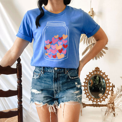 Jar of Hearts Tee Shirts For Women - Christian Shirts for Women - Religious Tee Shirts