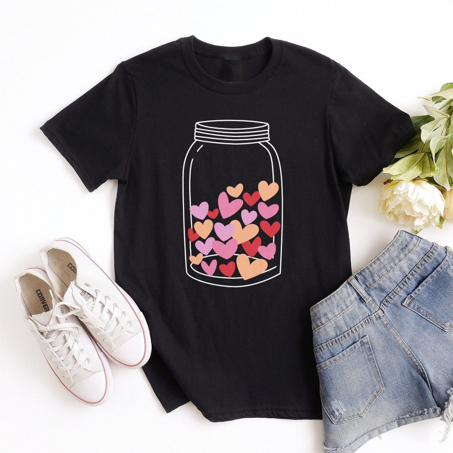 Jar of Hearts Tee Shirts For Women - Christian Shirts for Women - Religious Tee Shirts