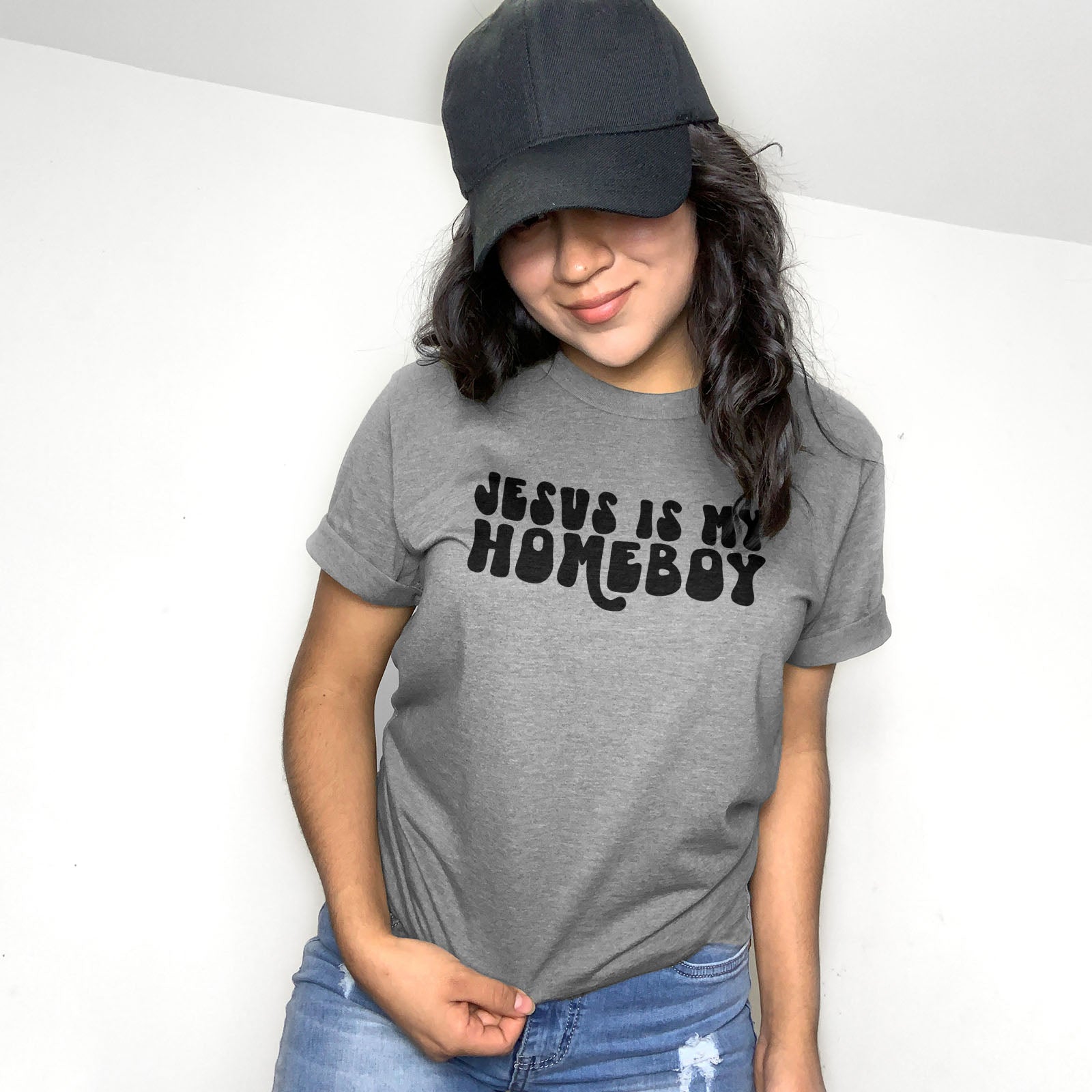 Jesus Is My Homeboy Tee Shirts For Women - Christian Shirts for Women - Religious Tee Shirts